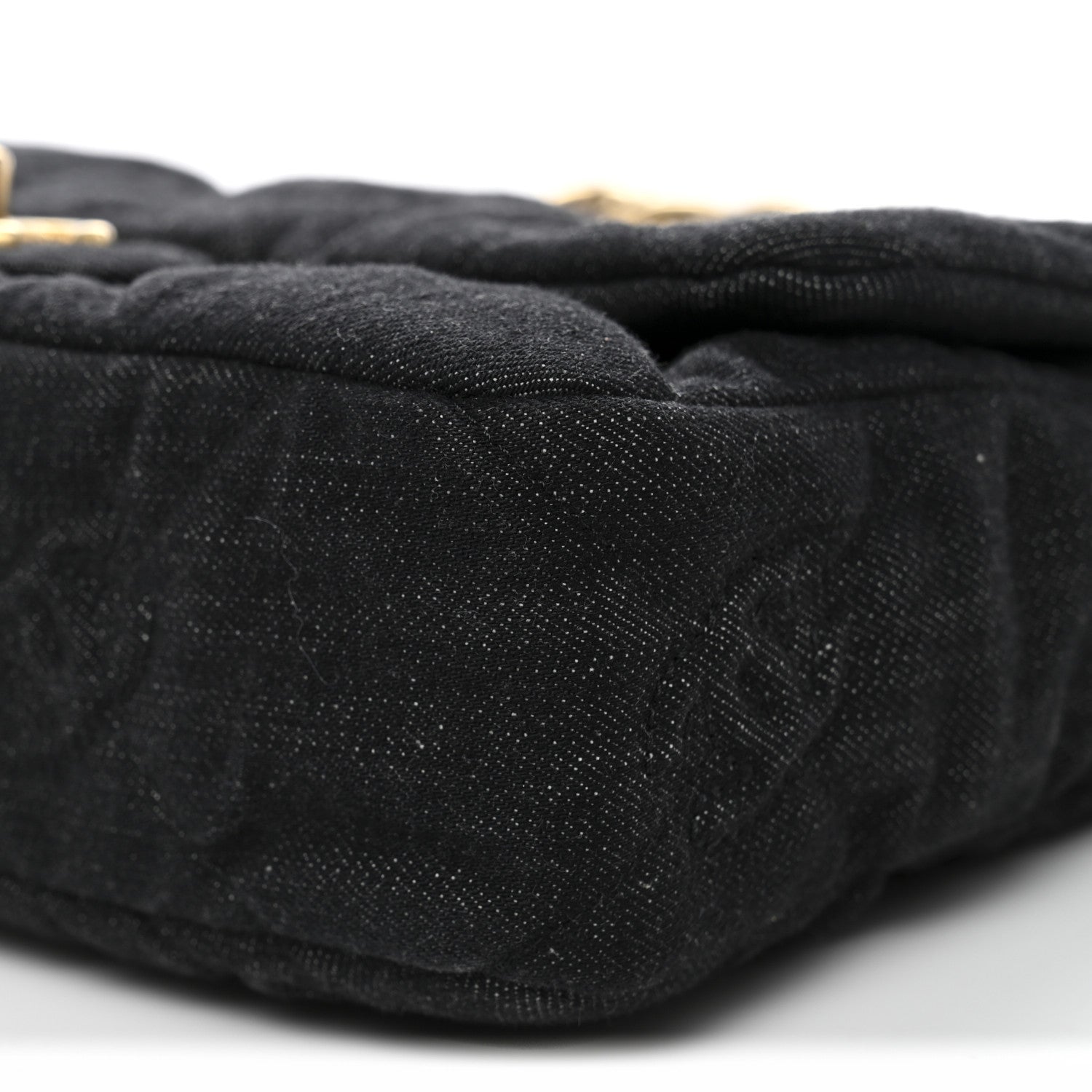 Chanel Denim Quilted Medium Funky Town Flap Black 10 of 11