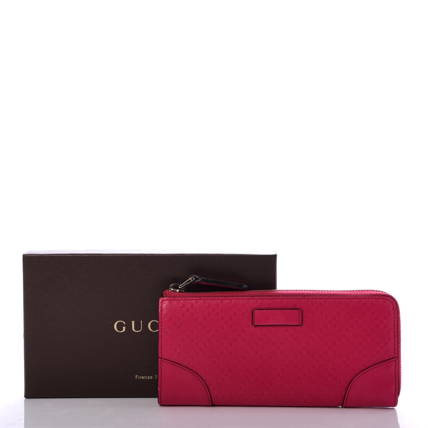 Bright Diamante Zip Around Wallet Blossom