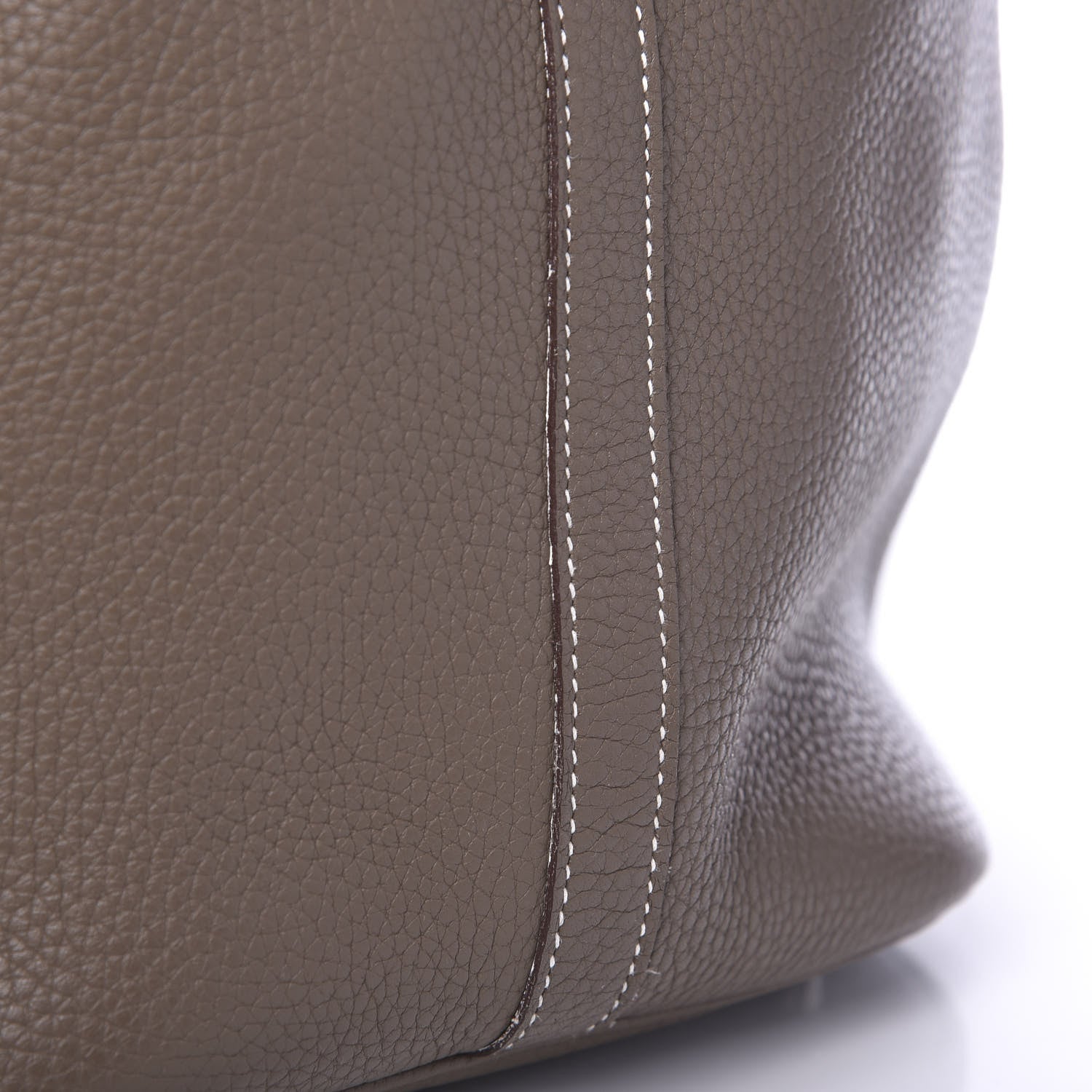 Hermes Taurillon Clemence Picotin Lock 22 MM Etoupe 8 of 11