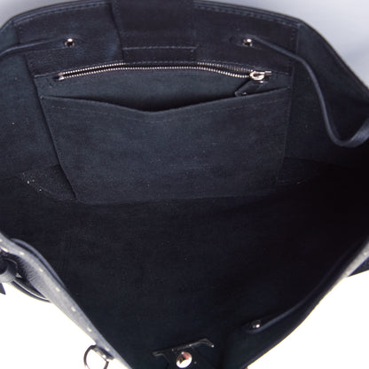 Louis Vuitton Soft Calfskin Lockme Studs Bucket Black 7 of 16