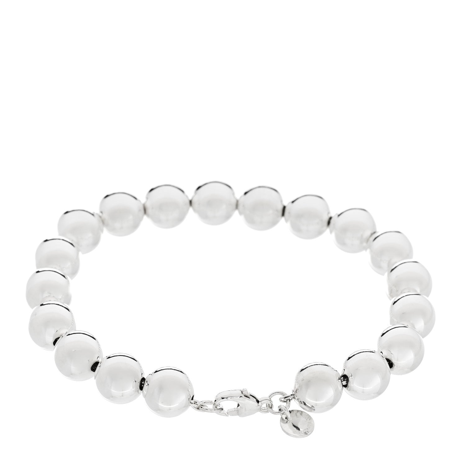 Tiffany Sterling Silver mm Hardwear Ball Bracelet 2 of 4