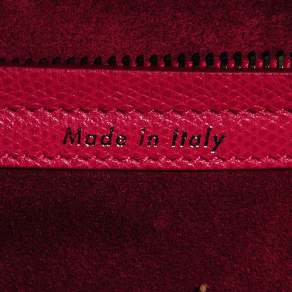 Celine Grained Calfskin Medium Phantom Luggage Fuchsia 8 of 8