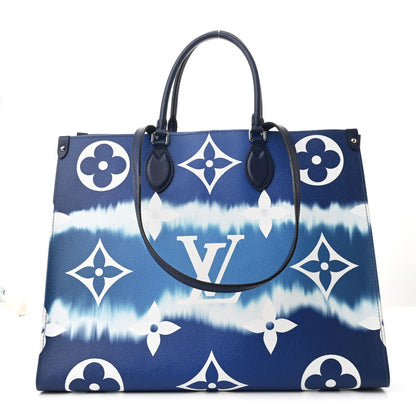 Louis Vuitton Monogram Escale Onthego GM Blue 1 of 10
