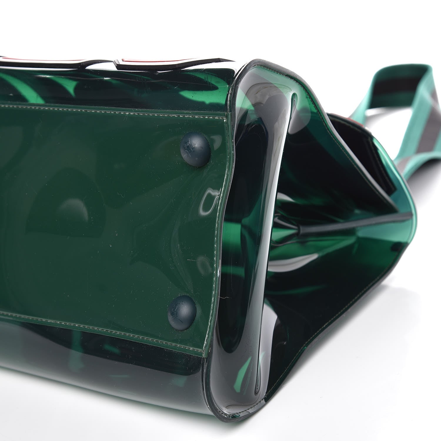 Delvaux PVC The Hero 1829 Brillant Satchel Vert 9 of 11