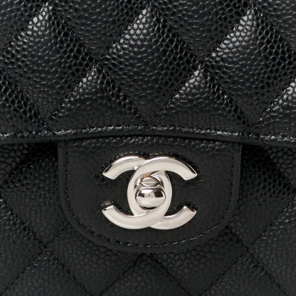 Chanel Caviar Quilted Medium Double Flap Black 9 of 12