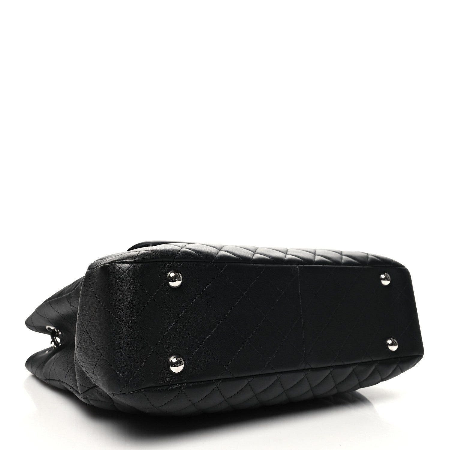 Chanel Calfskin Quilted Flap Tote Black 4 of 11