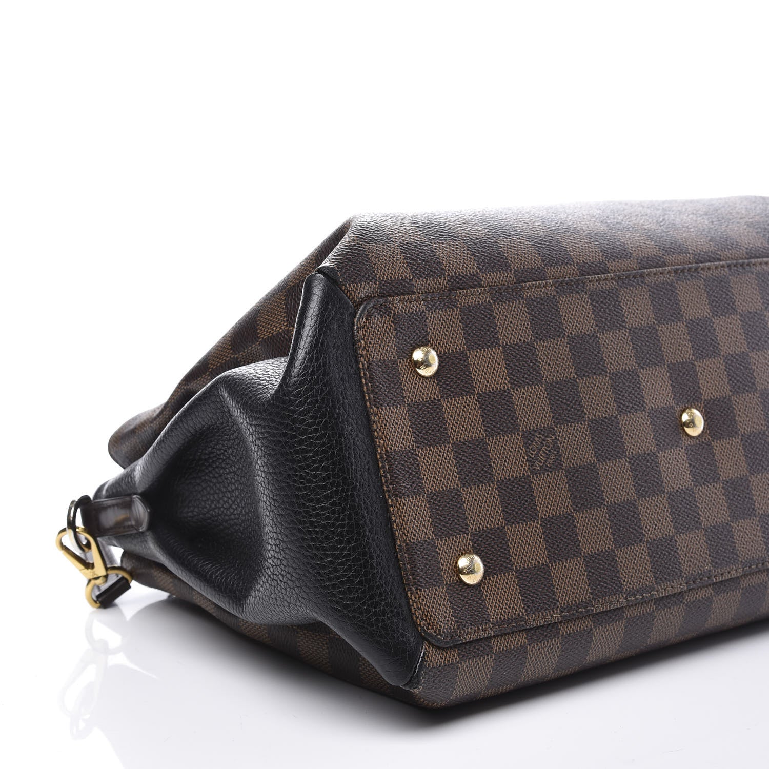 Louis Vuitton Cuir Taurillon Damier Ebene Normandy Black 5 of 10