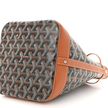 Goyard Goyardine Petit Flot Bucket Bag PM Black Gold 9 of 9
