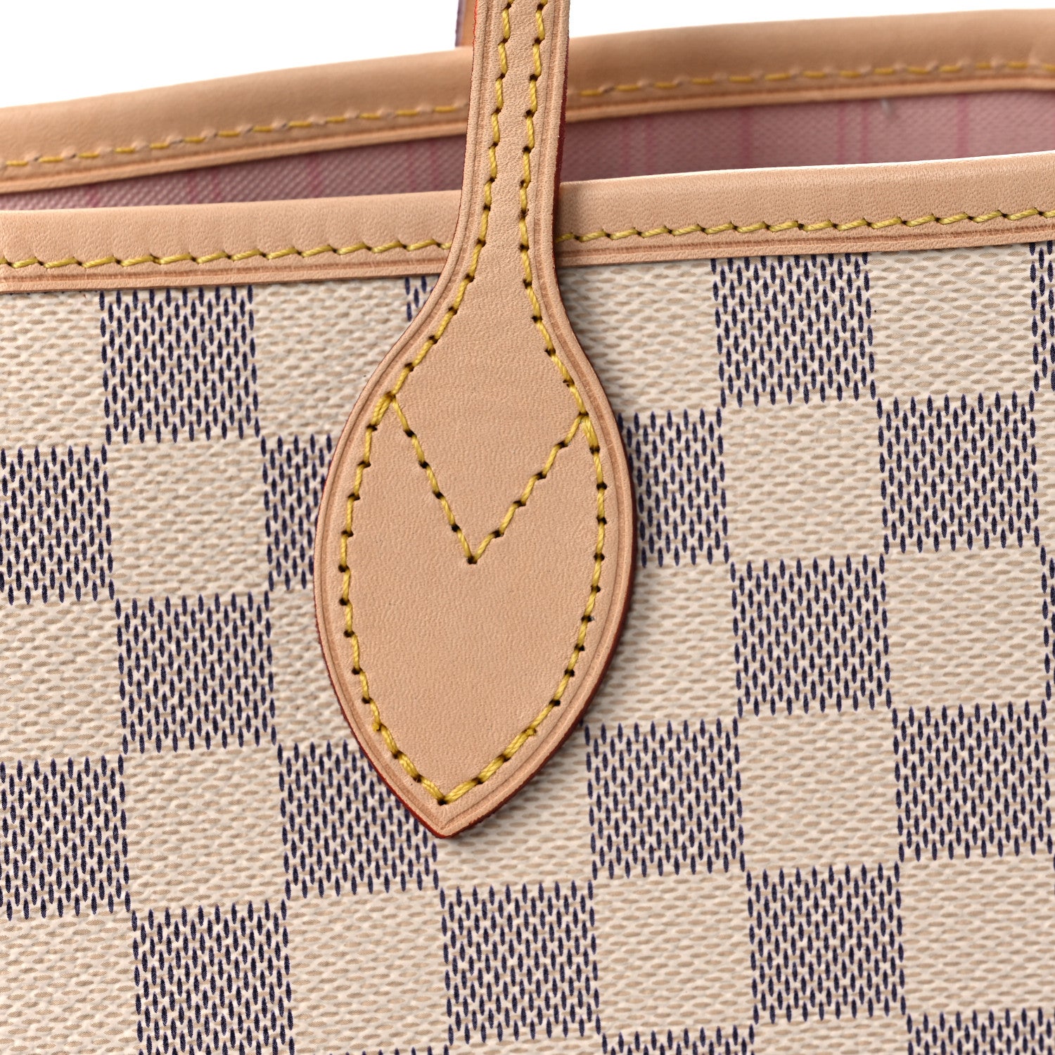 Louis Vuitton Damier Azur Neo Neverfull MM Rose Ballerine 11 of 12