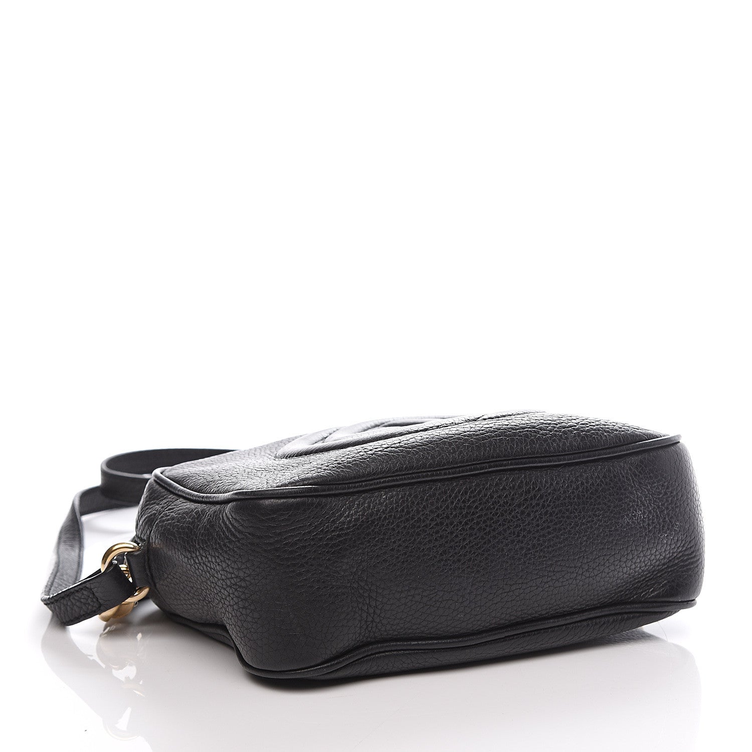 Gucci Pebbled Calfskin Small Soho Disco Bag Black 3 of 17