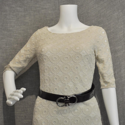 FASHIONPHILE SALVATOREFERRAGAMOLeatherGanciniReversibleBelt95Black 2 of 5