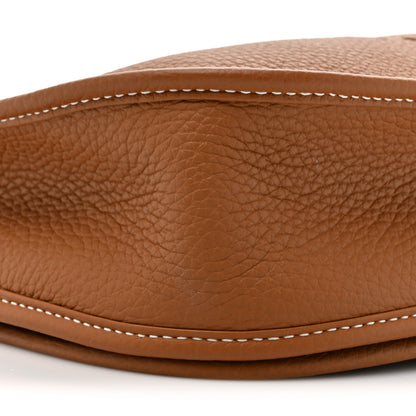 Hermes Taurillon Clemence Evelyne III PM Gold 10 of 12