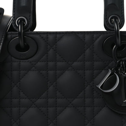 Christian Dior Ultra Matte Calfskin Cannage Small My ABCDior Lady Dior Black 8 of 11