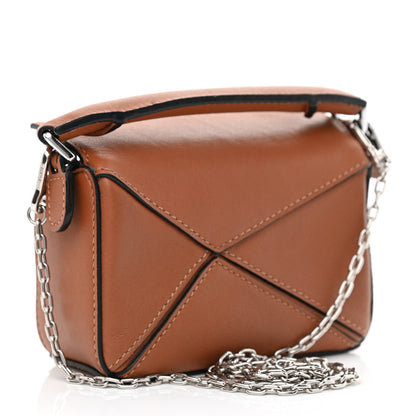 Loewe Calfskin Nano Puzzle Bag Tan 3 of 11