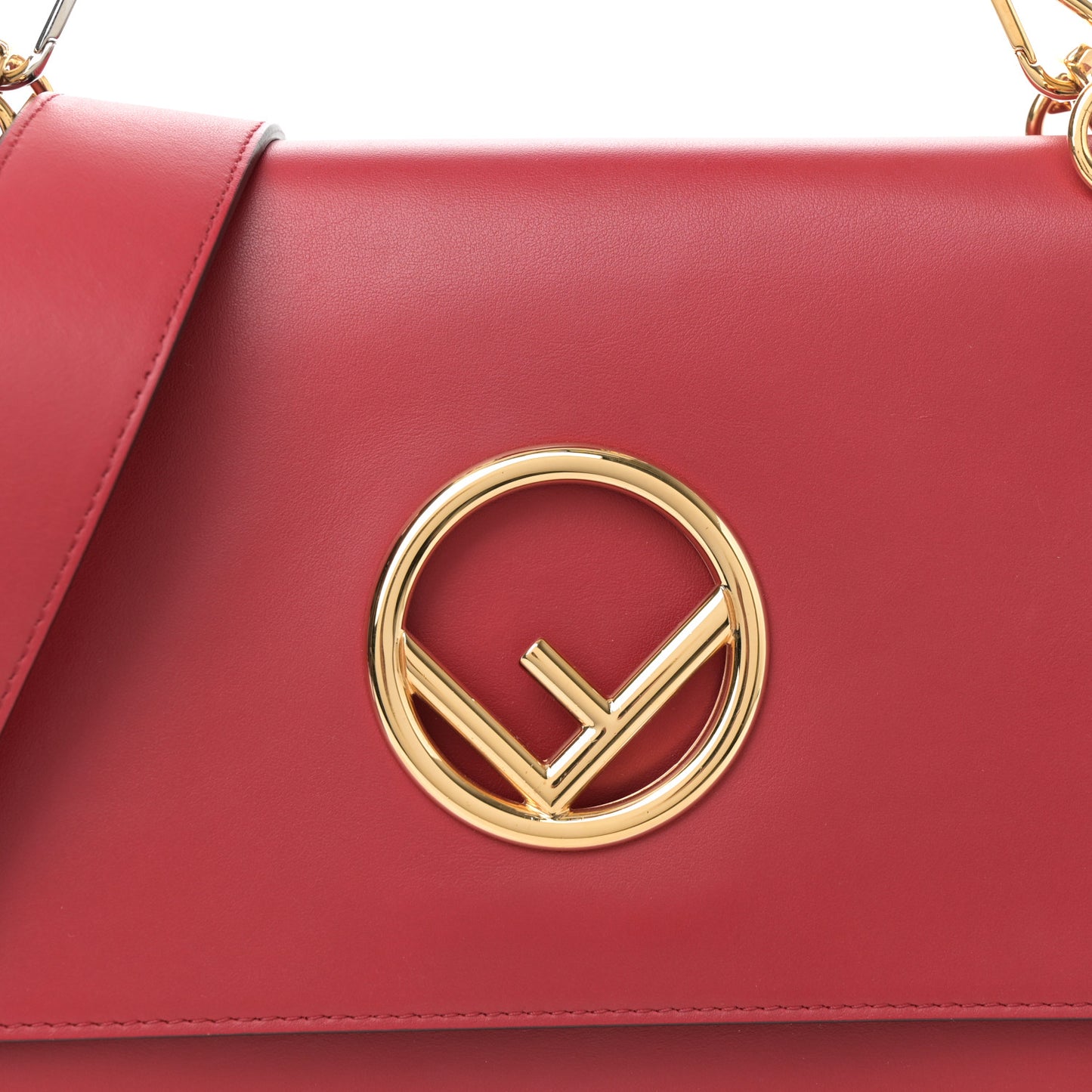 Vitello Century Opaco F is Fendi Kan I Shoulder Fragola