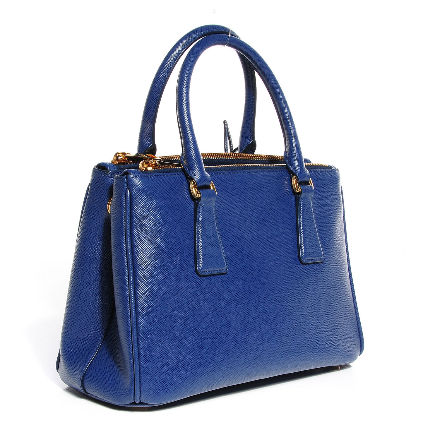 Saffiano Lux Mini Double Zip Tote Bleuette
