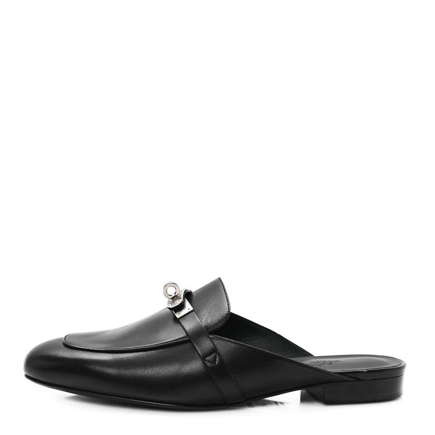 Hermes Goatskin Oz Mules 40 Black 1 of 10
