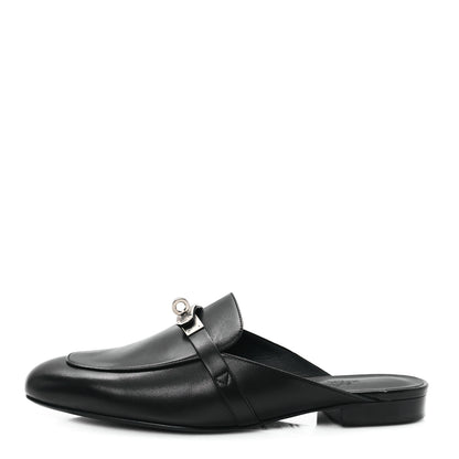 Hermes Goatskin Oz Mules 40 Black 1 of 10