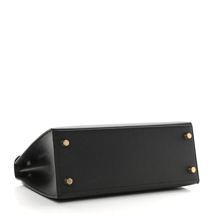 Hermes Epsom Kelly Sellier 25 Black 4 of 10