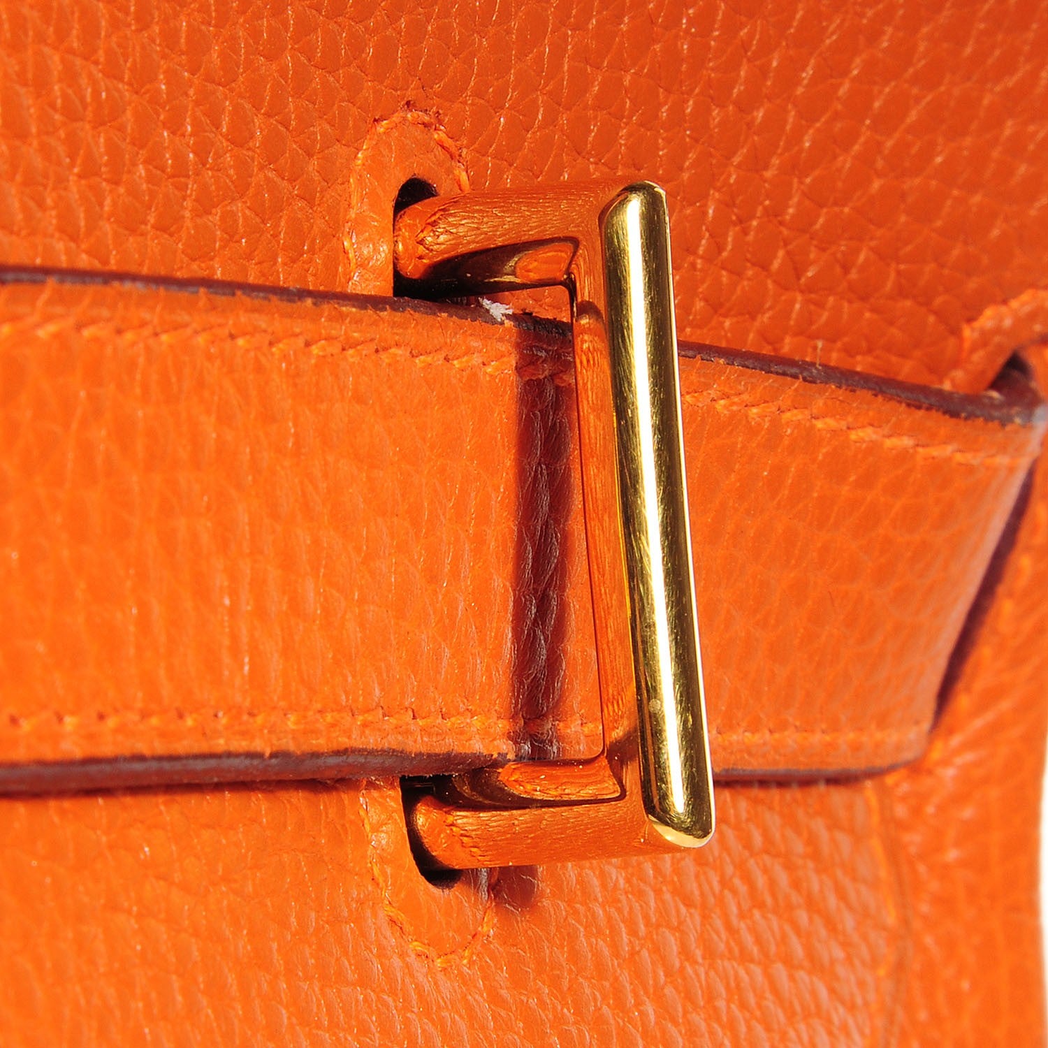 Hermes Taurillon Clemence JPG Birkin 42 Orange 14 of 17