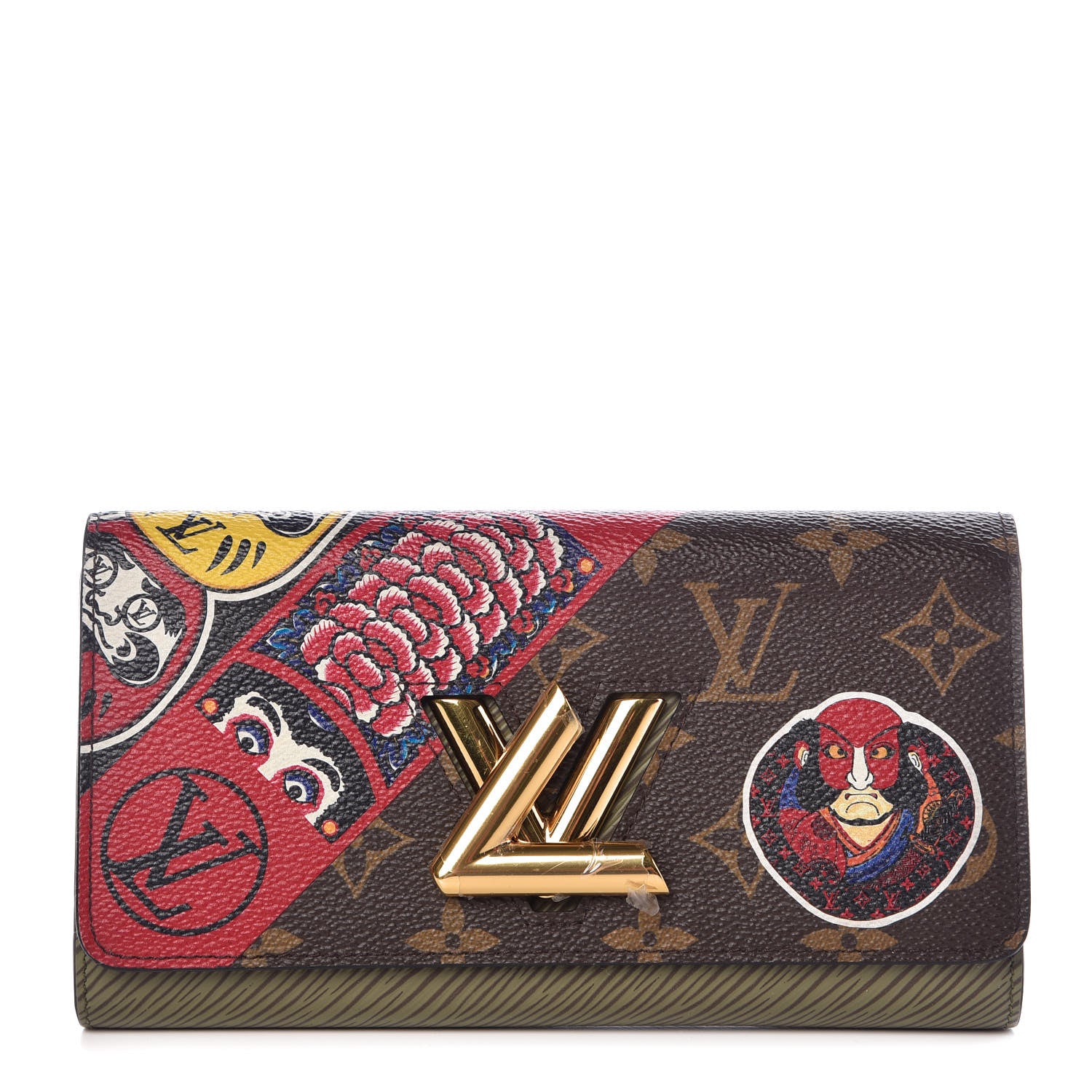 Louis Vuitton Monogram Epi Kabuki Twist Wallet 1 of 8