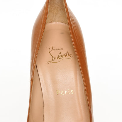 Christian Louboutin Kid Bianca 140 Pumps 40 Cuoio 7 of 7
