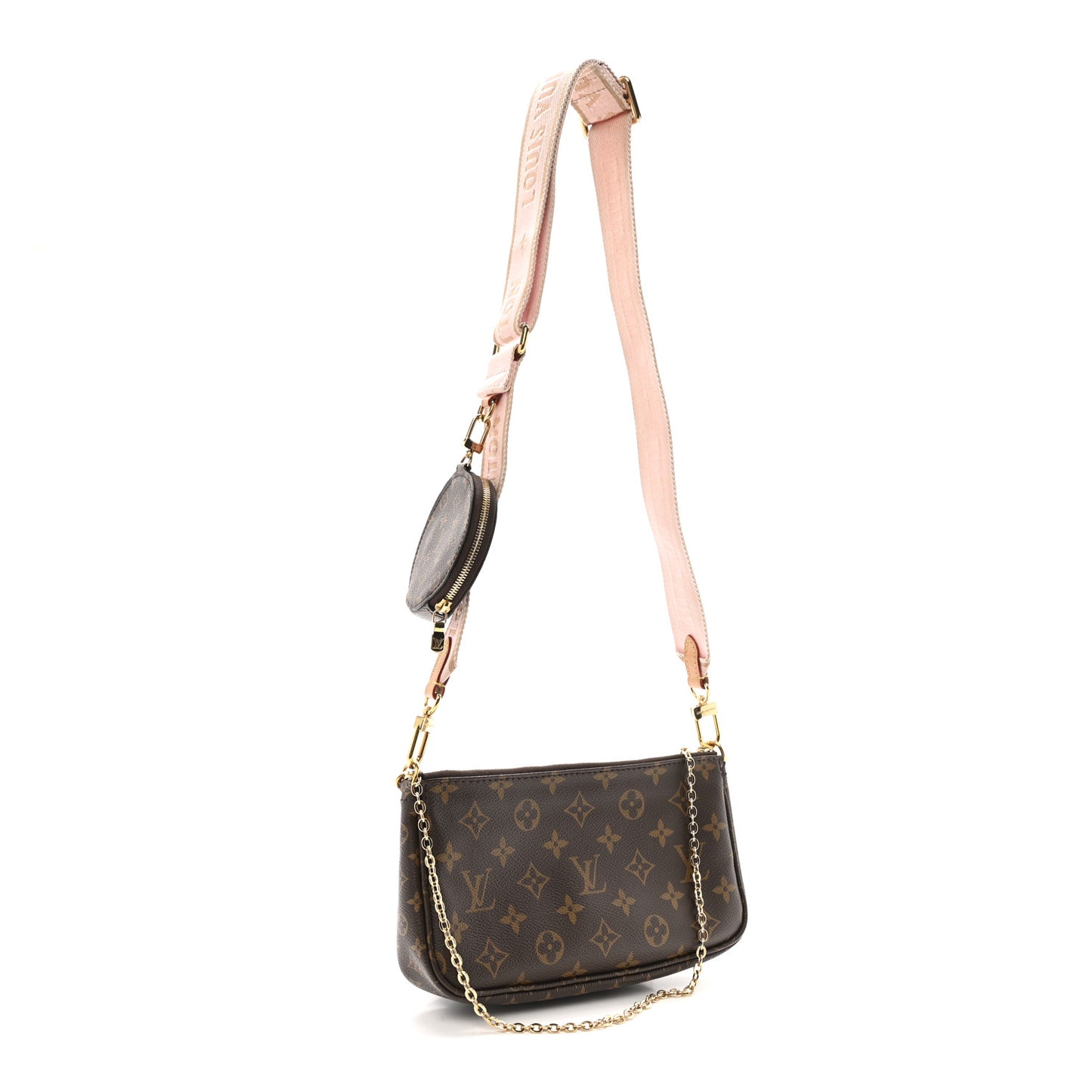Monogram Multi Pochette Accessories Rose Clair