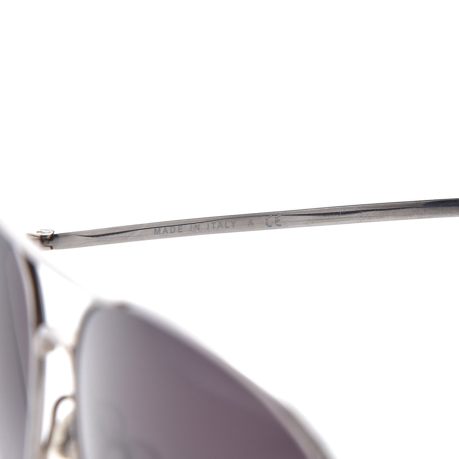 Chanel Aviator CC Sunglasses 4189-T-Q Silver 6 of 11