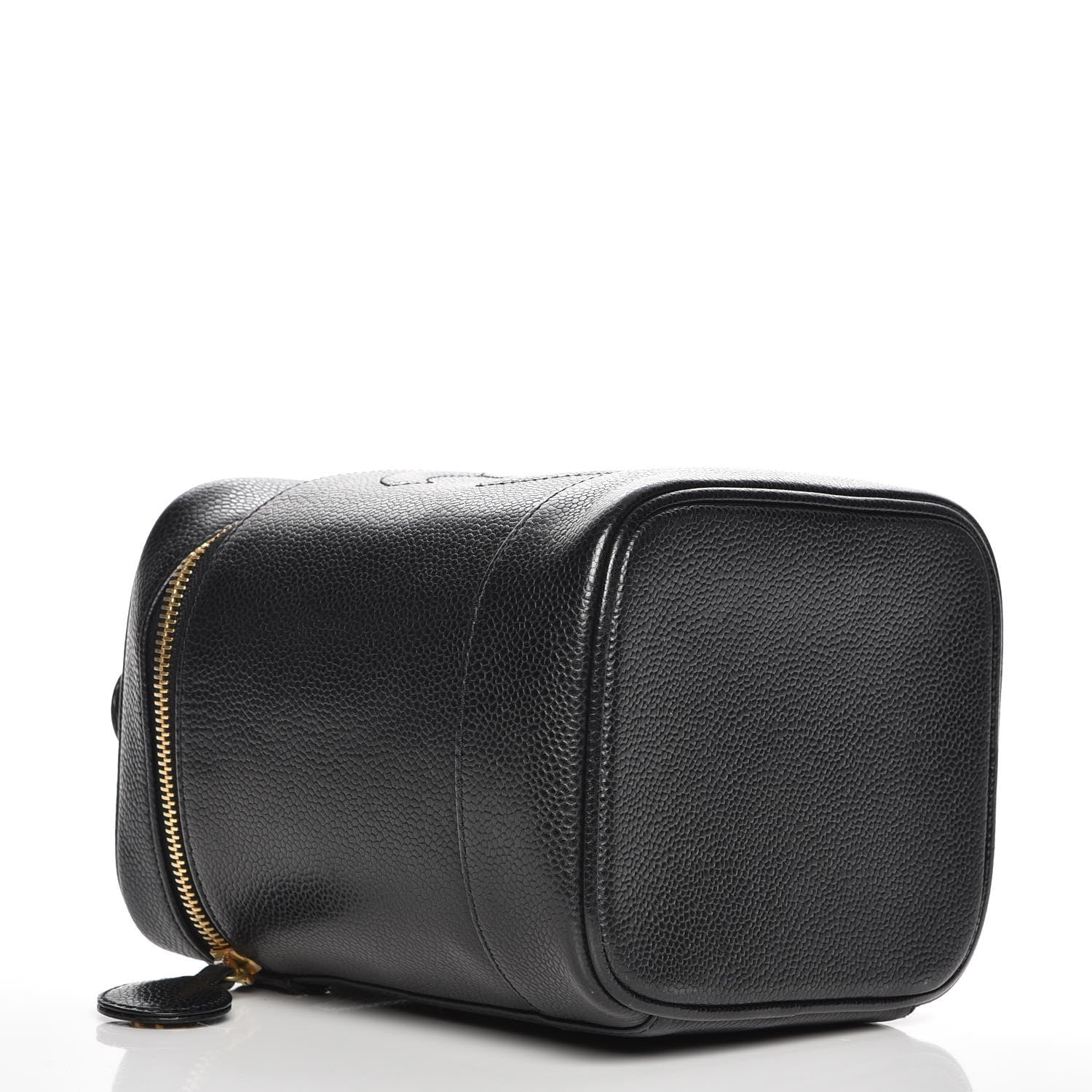 Chanel Caviar Cosmetic Vanity Bag Black 5 of 8