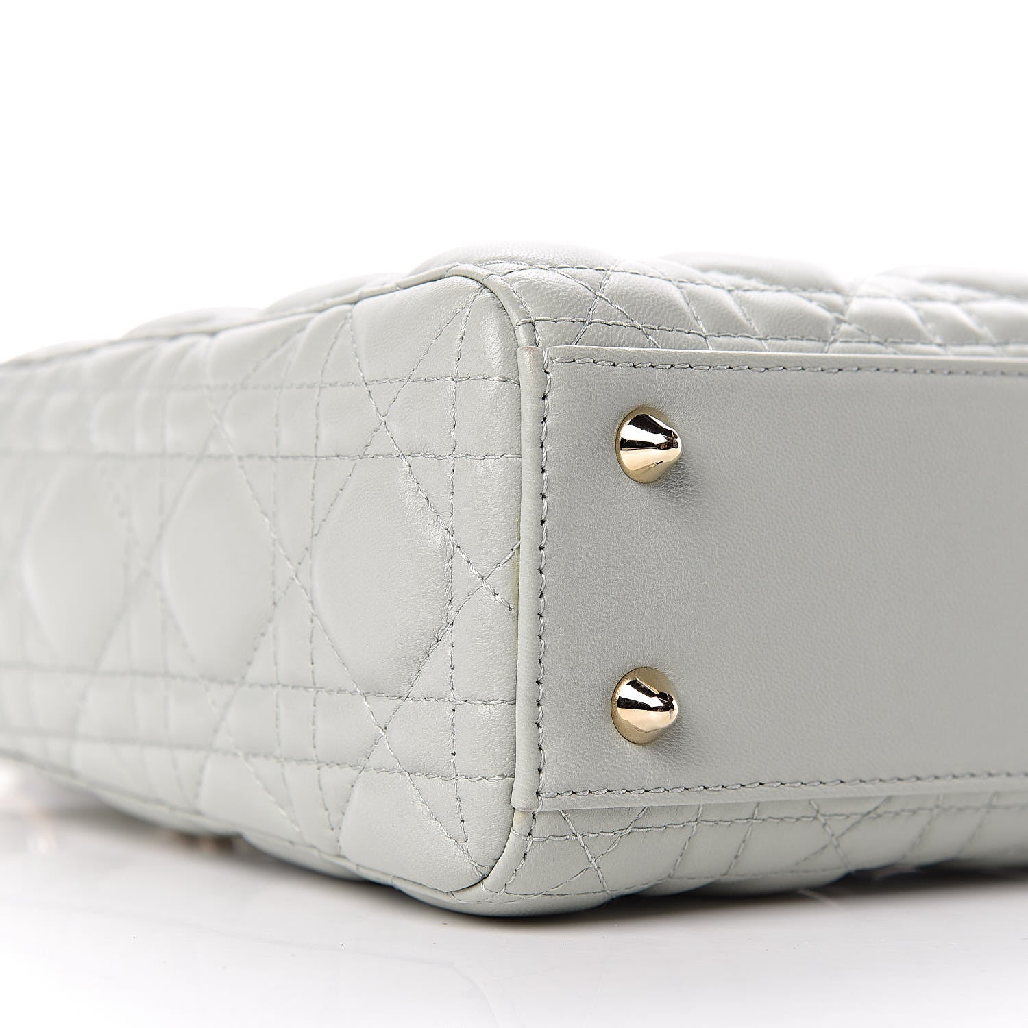 Christian Dior Lambskin Cannage Small My Lady Dior Pistachio 8 of 11