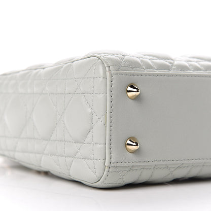 Christian Dior Lambskin Cannage Small My Lady Dior Pistachio 8 of 11