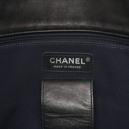 Chanel Tweed Small Messenger Flap Navy 6 of 11