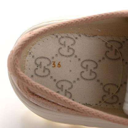 Gucci GG Monogram Womens 1977 Tennis Platform 52mm Sneakers 36 Skin Rose 8 of 10