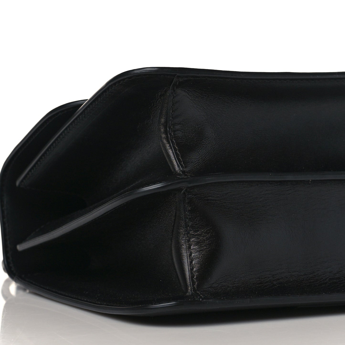 X UNDERCOVER Smooth Calfskin Rose Print VSling Shoulder Bag Black