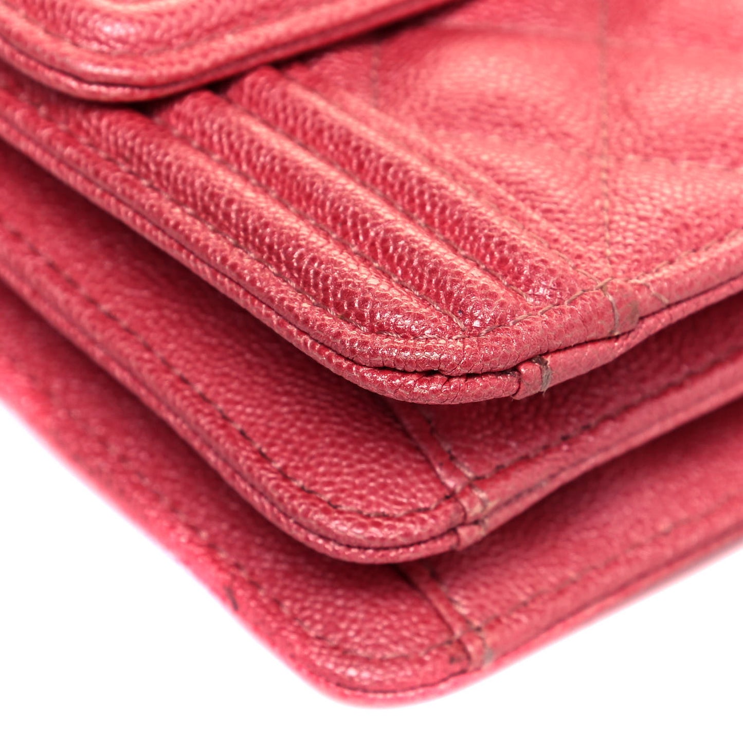 Caviar Quilted North South Boy Flap Pink