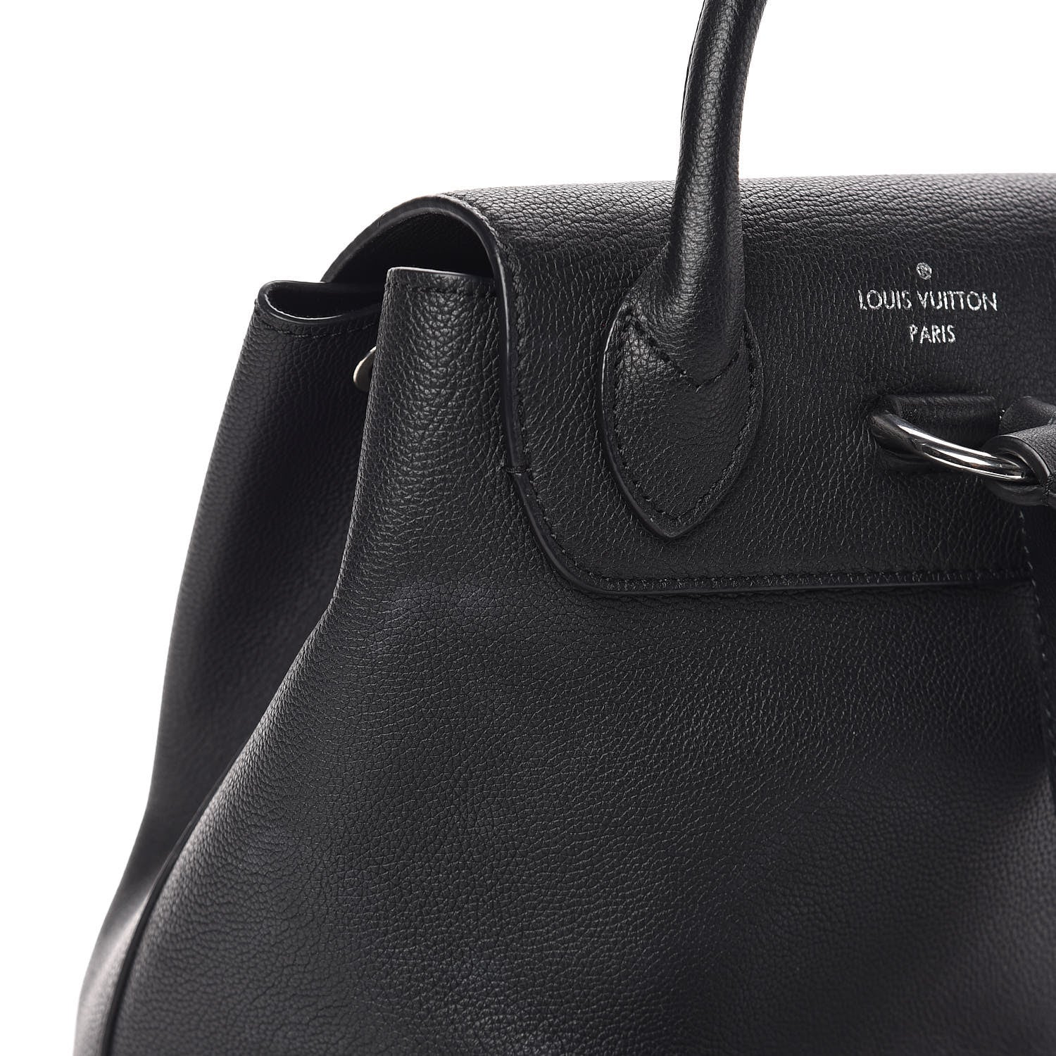 Louis Vuitton Calfskin Lockme Backpack Black 9 of 10