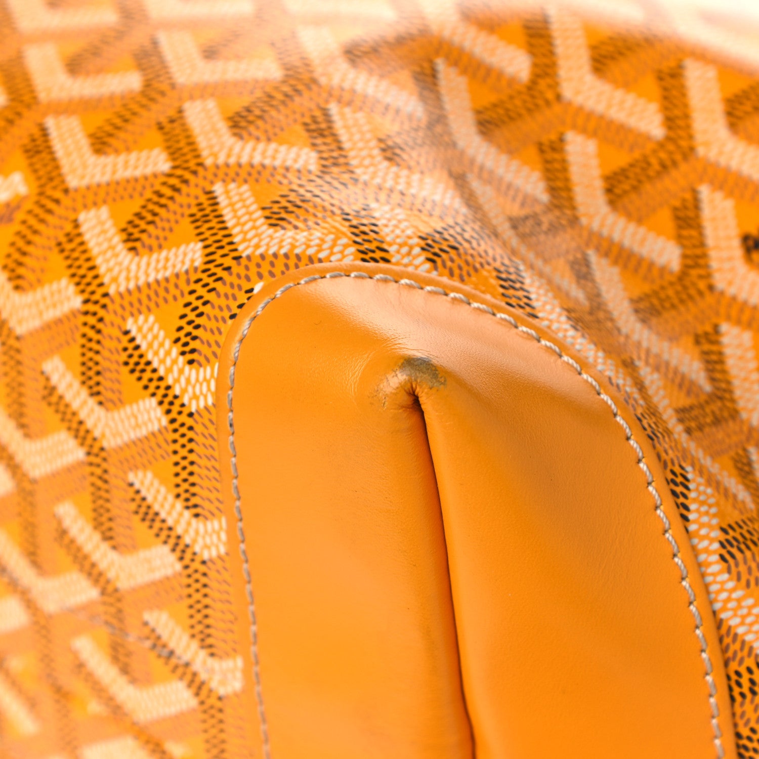 Goyard Goyardine Bellechasse PM Yellow 11 of 14