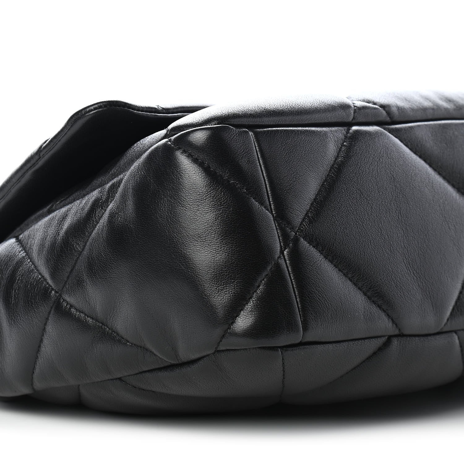 Chanel Lambskin Quilted Large Chanel 19 Flap Black 8 of 9