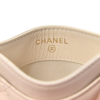 Chanel Caviar Quilted Card Holder Light Beige 5 of 8
