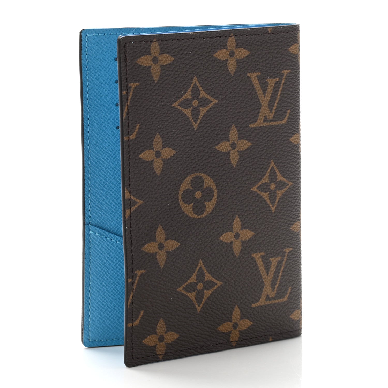 Louis Vuitton Monogram Passport Cover Bleu Clair Bleu De France 3 of 7