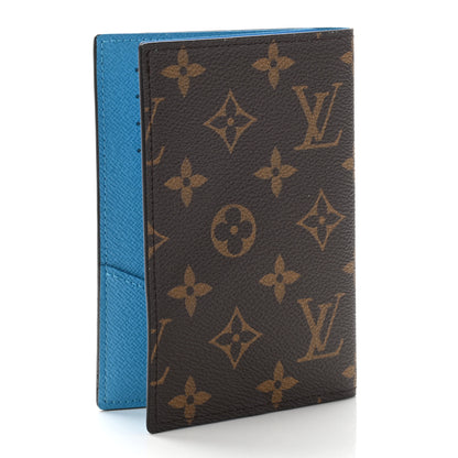 Louis Vuitton Monogram Passport Cover Bleu Clair Bleu De France 3 of 7