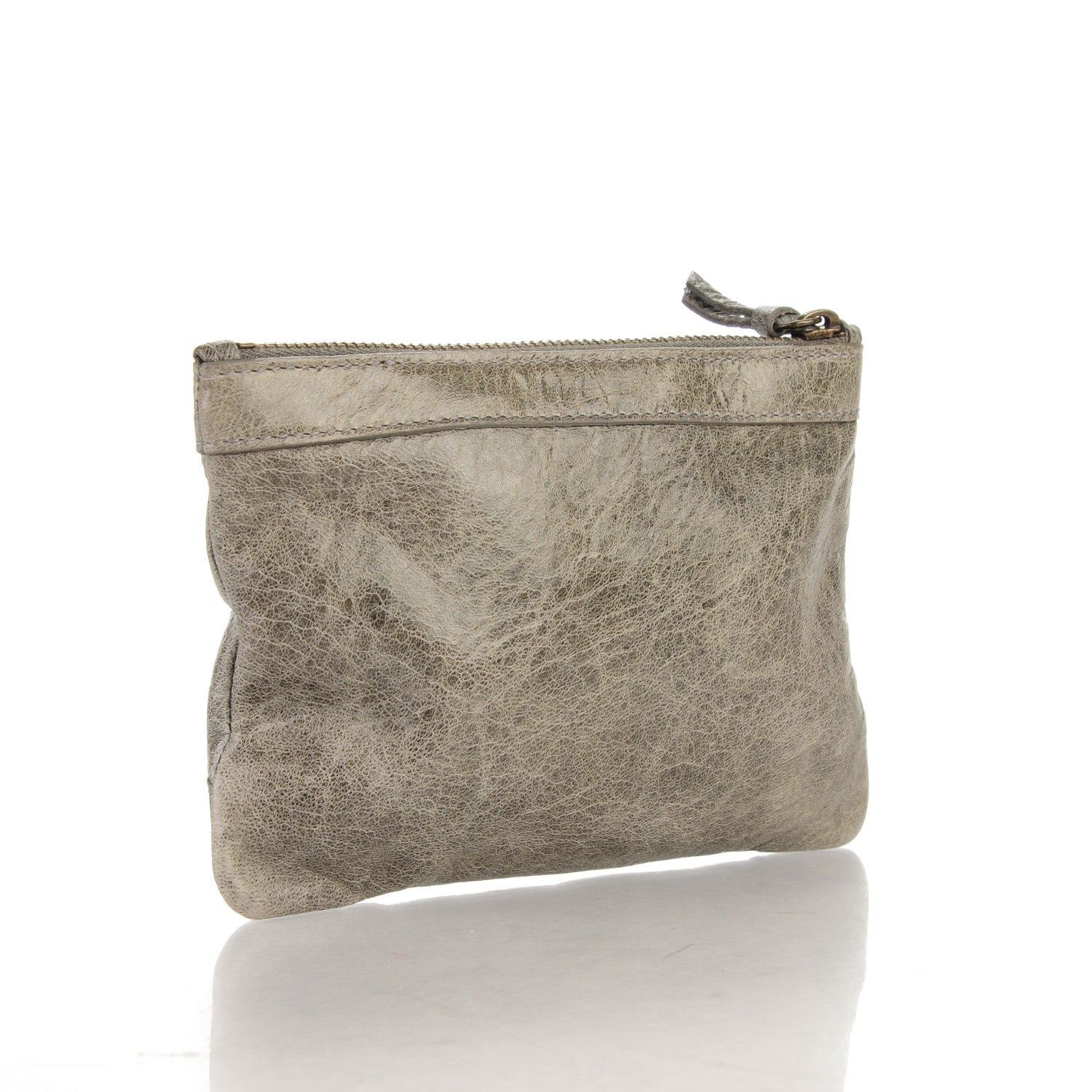 Balenciaga Chevre M Porte-Monnaie Coin Purse Grey 3 of 7