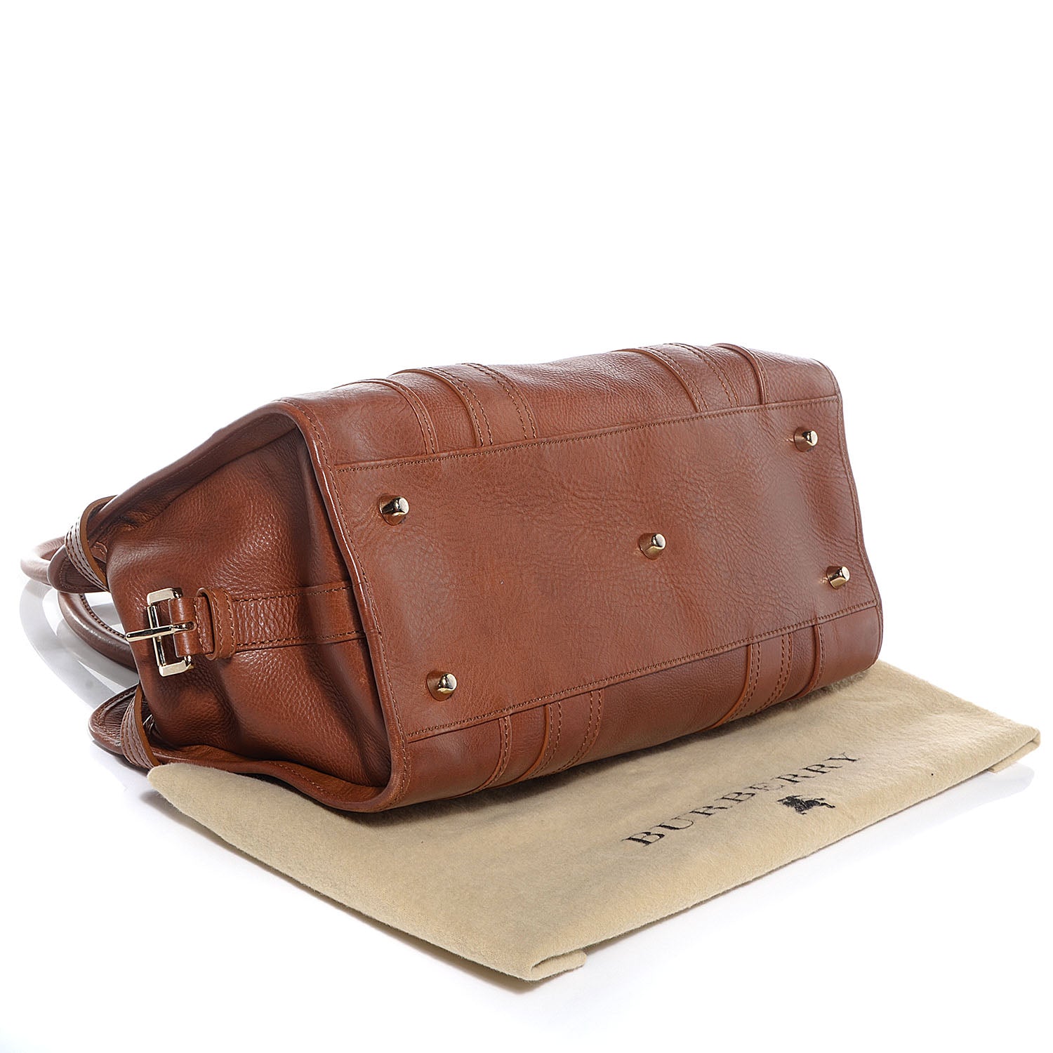 Burberry Leather Satchel Brown 4 of 9