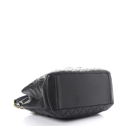 Chanel Caviar Quilted Grand Shopping Tote GST Black 4 of 14