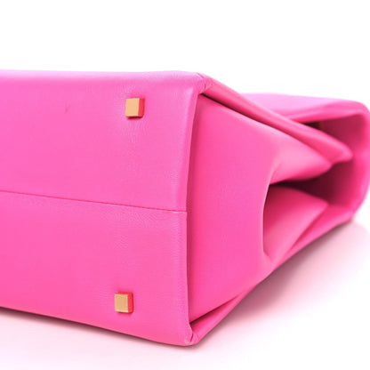 Valentino Garavani Nappa Tonal Monochrome One Stud Top Handle Bag Pink PP 7 of 7