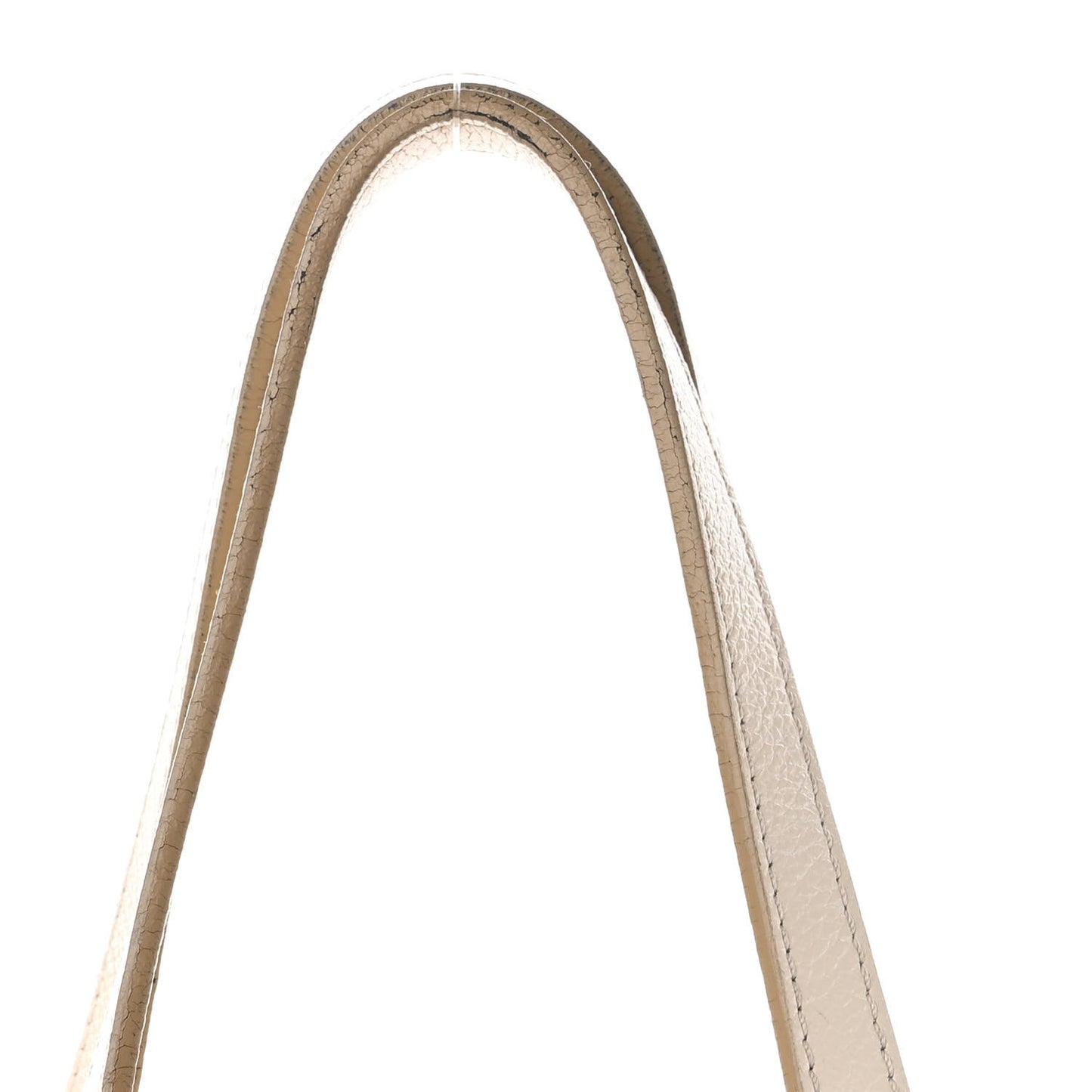 Glazed Calfskin Large On The Road Tote Beige Clair