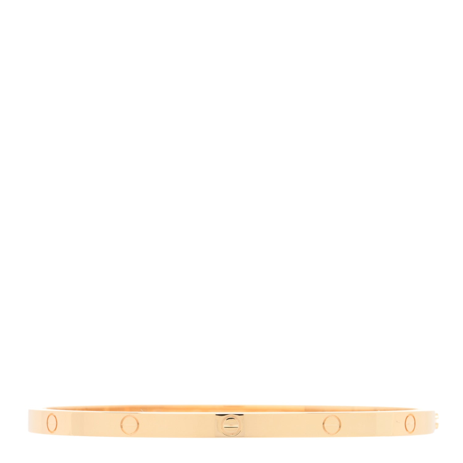 Cartier 18K Yellow Gold Small LOVE Bracelet 17 1 of 5