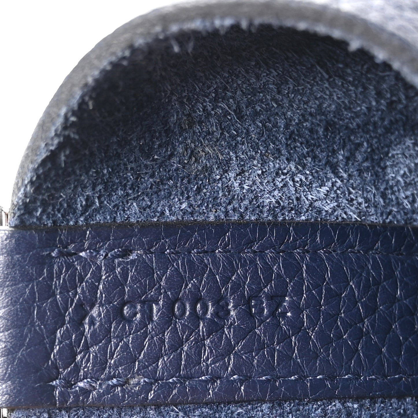 Taurillon Clemence Picotin Lock 26 GM Bleu Nuit