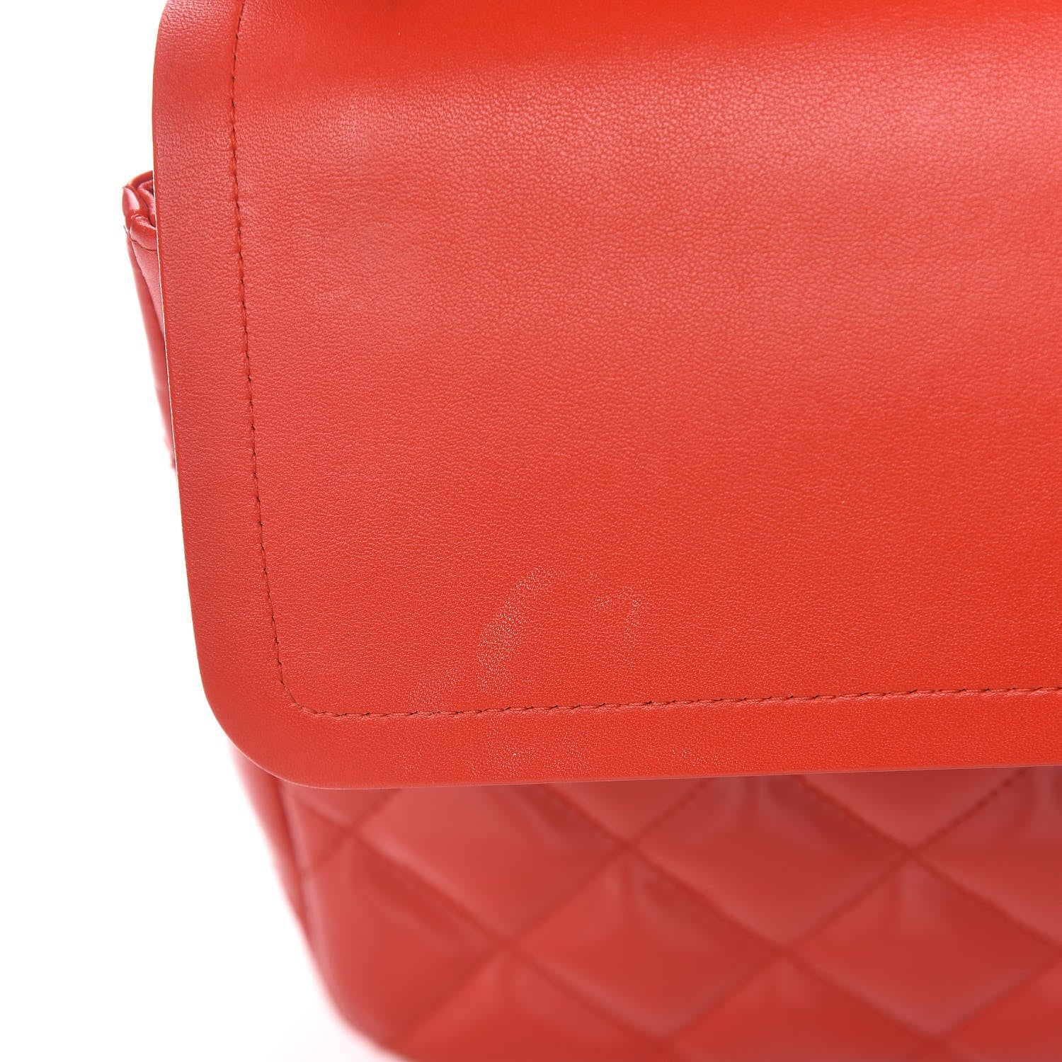 Chanel Patent Quilted Jumbo Double Flap Red 11 of 13
