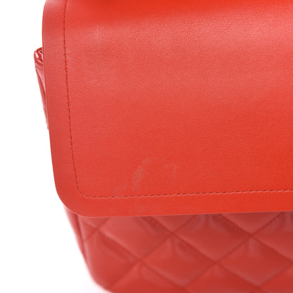 Chanel Patent Quilted Jumbo Double Flap Red 11 of 13